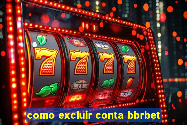 como excluir conta bbrbet